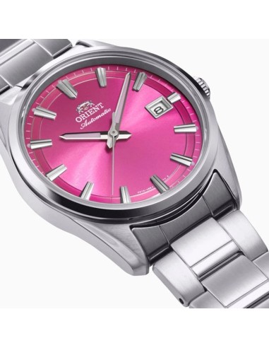 automático hombre Orient Stretto Date Pink Pulse  RA-AC0R07P Limited Edition 38.5mm zafiro