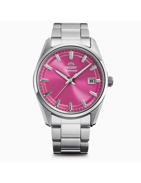 automático hombre Orient Stretto Date Pink Pulse  RA-AC0R07P Limited Edition 38.5mm zafiro