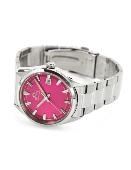 automático hombre Orient Stretto Date Pink Pulse  RA-AC0R07P Limited Edition 38.5mm zafiro