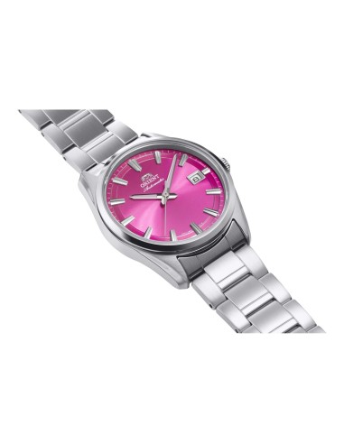 automático hombre Orient Stretto Date Pink Pulse  RA-AC0R07P Limited Edition 38.5mm zafiro