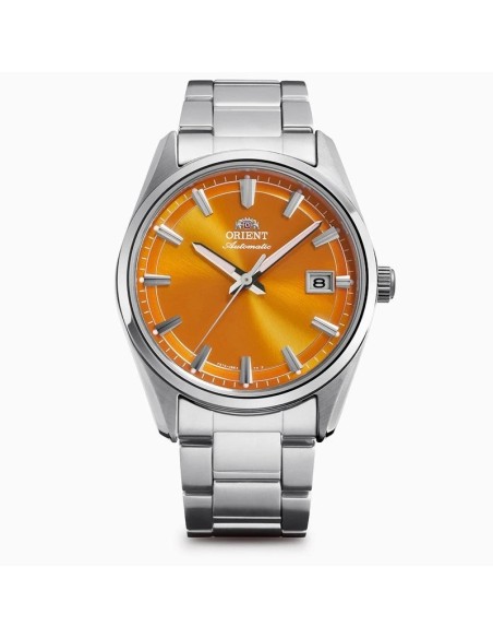automático hombre Orient Stretto Date Amber Sun RA-AC0R08Y Limited Edition 38.5mm zafiro