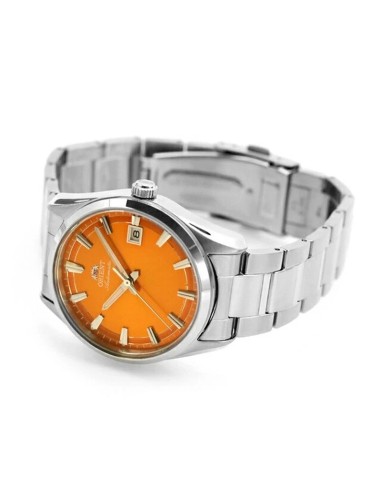 automático hombre Orient Stretto Date Amber Sun RA-AC0R08Y Limited Edition 38.5mm zafiro