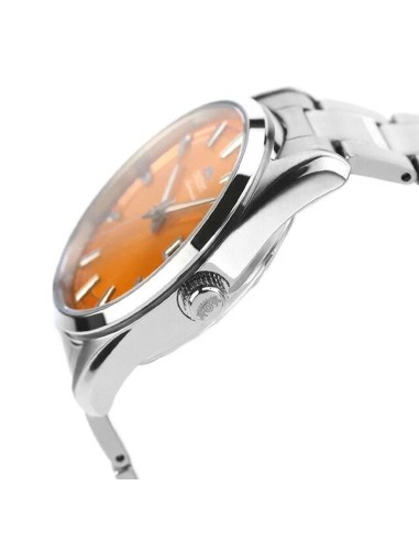 automático hombre Orient Stretto Date Amber Sun RA-AC0R08Y Limited Edition 38.5mm zafiro