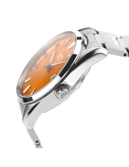 automático hombre Orient Stretto Date Amber Sun RA-AC0R08Y Limited Edition 38.5mm zafiro