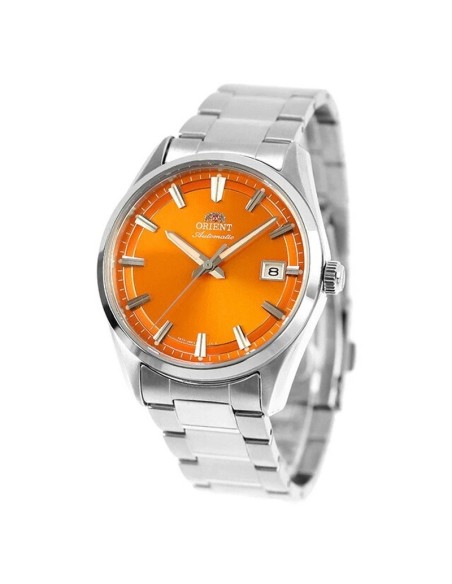 automático hombre Orient Stretto Date Amber Sun RA-AC0R08Y Limited Edition 38.5mm zafiro