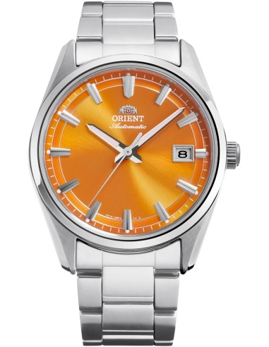 automático hombre Orient Stretto Date Amber Sun RA-AC0R08Y Limited Edition 38.5mm zafiro