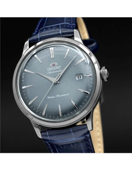 automático hombre Orient Bambino Blue Sky Fade Classic RA-AC0030L 40.5m cal. F6724 correa de cuero