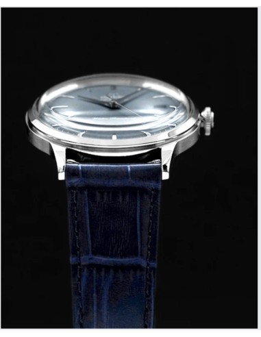 automático hombre Orient Bambino Blue Sky Fade Classic RA-AC0030L 40.5m cal. F6724 correa de cuero