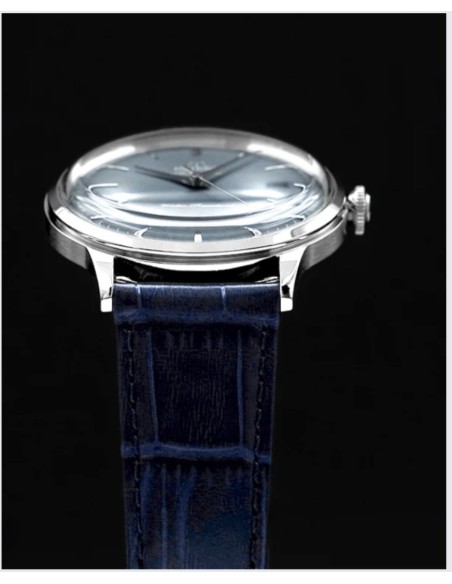 automático hombre Orient Bambino Blue Sky Fade Classic RA-AC0030L 40.5m cal. F6724 correa de cuero