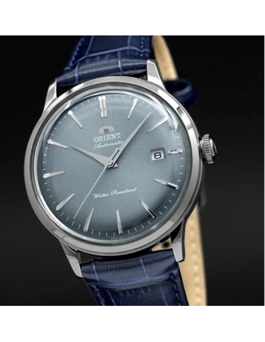 automático hombre Orient Bambino Blue Sky Fade Classic RA-AC0030L 40.5m cal. F6724 correa de cuero