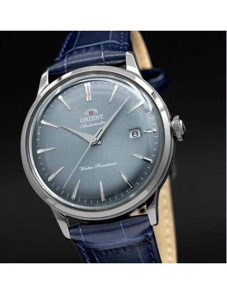 automático hombre Orient Bambino Blue Sky Fade Classic RA-AC0030L 40.5m cal. F6724 correa de cuero