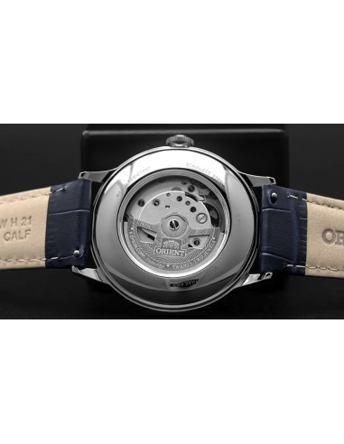 automático hombre Orient Bambino Blue Sky Fade Classic RA-AC0030L 40.5m cal. F6724 correa de cuero