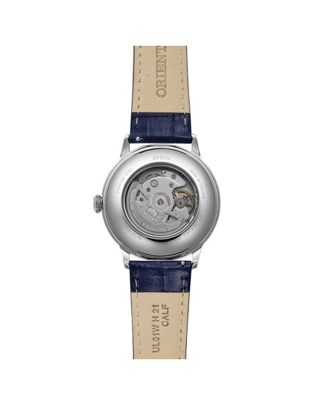 automático hombre Orient Bambino Blue Sky Fade Classic RA-AC0030L 40.5m cal. F6724 correa de cuero