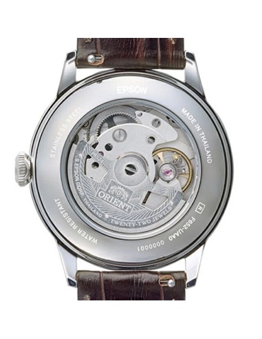 automático hombre Orient Bambino Chestnut RA-BB0004Y  38.4mm cal. F6724 correa de cuero