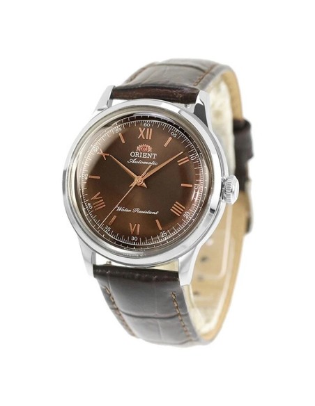 automático hombre Orient Bambino Chestnut RA-BB0004Y  38.4mm cal. F6724 correa de cuero