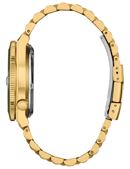 automático hombre Citizen Tsuyosa Shore Emerald Gold NJ0232-53X 40mm 100m WR cristal de zafiro