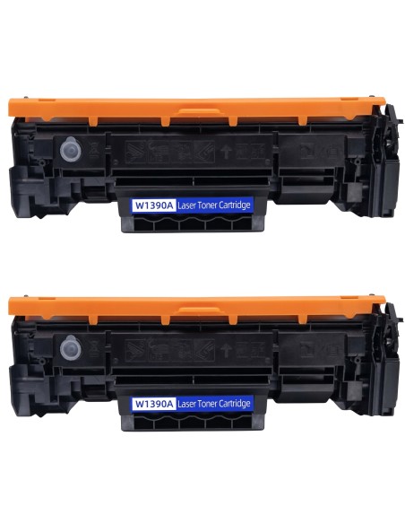 2 toner Compatible HP W1390A / 139A - CON CHIP - Negro Cartucho de Toner (NO usar en impresoras terminan en E)