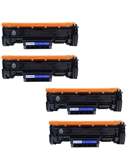 4 toner Compatible HP W1390A / 139A - CON CHIP - Negro Cartucho de Toner (NO usar en impresoras terminan en E)