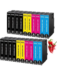20  cartuchos de tinta compatible con Epson 503XL para Epson XP-5200 XP-5205 WorkForce WF-2960 WF-2960DWF WF-2965DWF