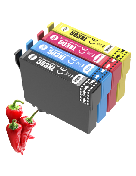 copy of cartucho de tinta compatible Negro con Epson 503XL para Epson XP-5200 XP-5205 WorkForce WF-2960 WF-2960DWF WF-2965DWF