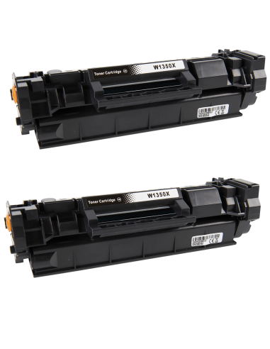 2 toner Compatibles HP W1350X Cartucho de Toner (con CHIP) 135X para HP LaserJet M207 M208 M209 M210 M211 M212