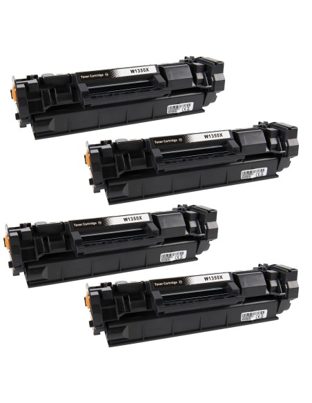 4 toner Compatibles HP W1350X Cartucho de Toner (con CHIP) 135X para HP LaserJet M207 M208 M209 M210 M211 M212
