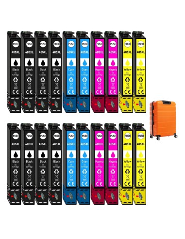 10 Cartuchos compatibles Epson 405XL  WF-3820DWF WF-3825DWF WF-4820DWF WF-4825DWF WF-4830DTWF WF-7830DTWF WF-7835DTWF WF-7840DTW