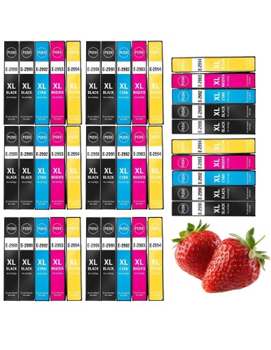 pack 40 tintas EPSON T2991/2/3/4 (29XL) compatibles Epson xp-235 / xp-330 / xp-332 / xp-335 / xp-43