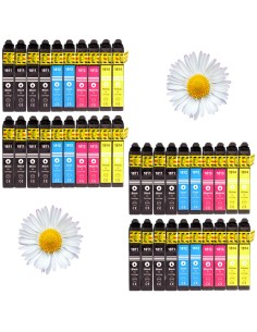 T1811/2/3/4 EPSON  pack 40 tintas compatibles  Epson T1811-T1812-T1813-T1814