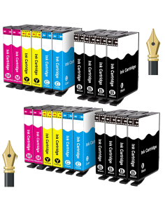 Pack 20 Cartuchos compatibles Epson T1631 - T1632 - T1633 - T1634 16XL