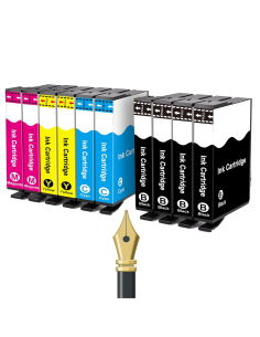 T1631/2/3/4 EPSON Pack 10 Cartuchos compatibles Epson T1631 - T1632 - T1633 - T1634 16XL