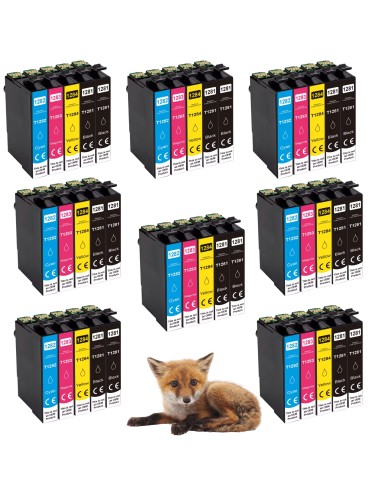 t1281 t1282 t1283 t1284 pack 40 tintas compatibles