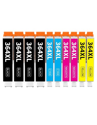 Pack 10 tintas compatibles para HP 364XL (ALTA CAPACIDAD)