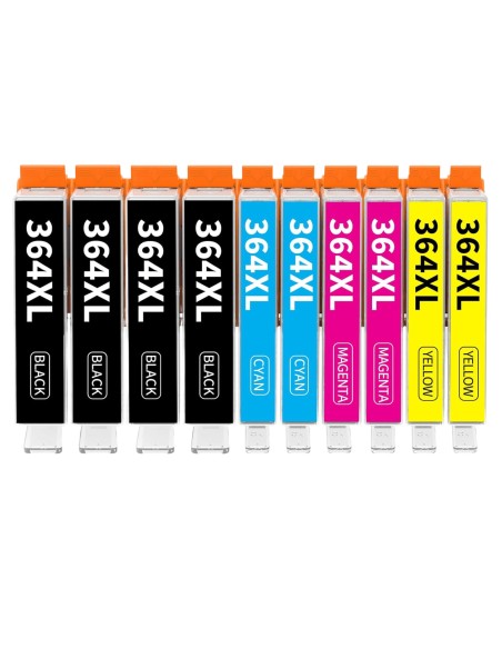 Pack 10 tintas compatibles para HP 364XL (ALTA CAPACIDAD)