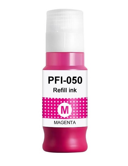 tinta Compatible Canon PFI050 Magenta Botella de Tinta