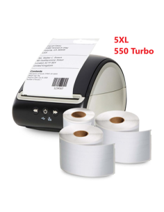 Compatible DYMO LabelWriter 550 / 550 Turbo / 5 XL con chip Blanco 89 x 28 mm 130 uds S0722370