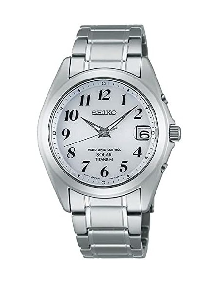 solar Titanio radiocontrol Seiko Selection Spirit SBTM223 JDM 37.8MM 100M WR correa y caja de titanio