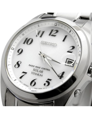 solar Titanio radiocontrol Seiko Selection Spirit SBTM223 JDM 37.8MM 100M WR correa y caja de titanio