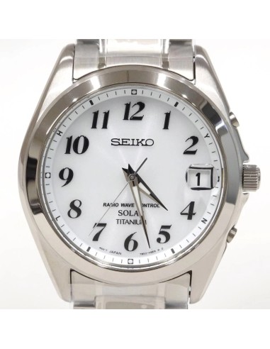 solar Titanio radiocontrol Seiko Selection Spirit SBTM223 JDM 37.8MM 100M WR correa y caja de titanio