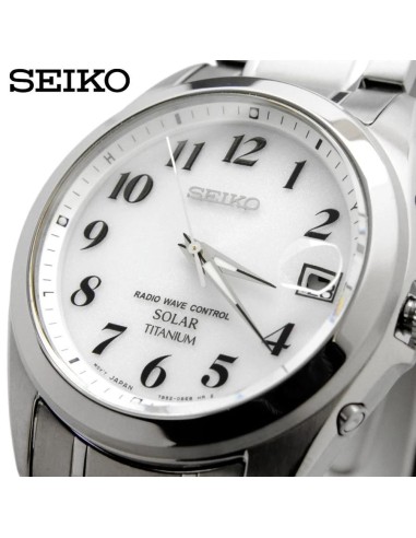 solar Titanio radiocontrol Seiko Selection Spirit SBTM223 JDM 37.8MM 100M WR correa y caja de titanio