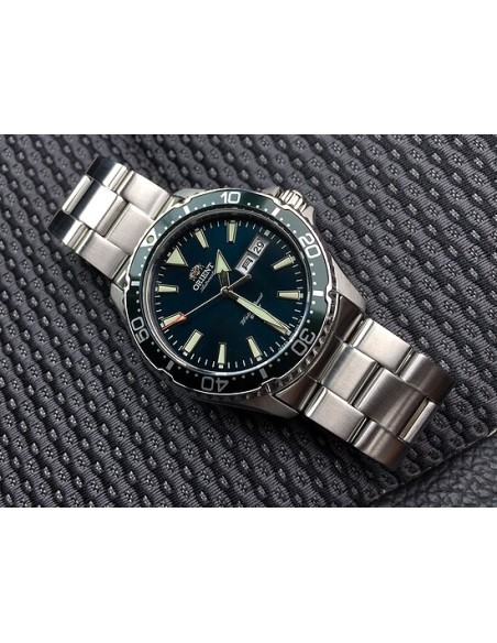 automático buceo hombre Orient Kamasu RN-AA0808E JDM KANJI / ENGLISH  41.8mm 200m WR cristal de zafiro