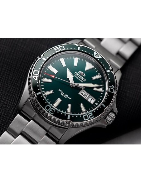 automático buceo hombre Orient Kamasu RN-AA0808E JDM KANJI / ENGLISH  41.8mm 200m WR cristal de zafiro