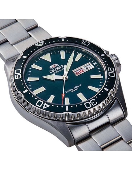 automático buceo hombre Orient Kamasu RN-AA0808E JDM KANJI / ENGLISH  41.8mm 200m WR cristal de zafiro