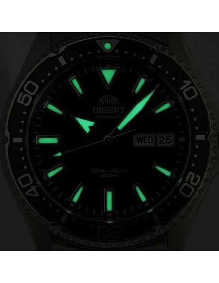 automático buceo hombre Orient Kamasu RN-AA0808E JDM KANJI / ENGLISH  41.8mm 200m WR cristal de zafiro