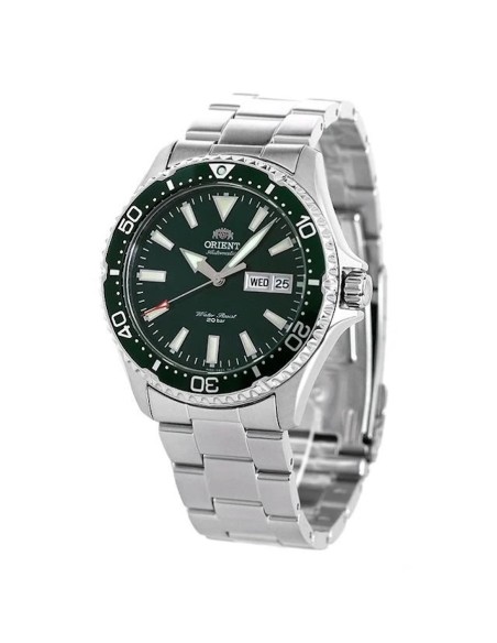 automático buceo hombre Orient Kamasu RN-AA0808E JDM KANJI / ENGLISH  41.8mm 200m WR cristal de zafiro