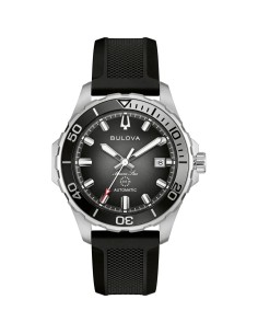 reloj automático buceo hombre Bulova Marine Star 98B465 41mm 200m WR correa de silicona