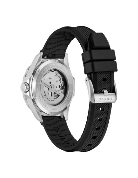 reloj automático buceo hombre Bulova Marine Star 98B465 41mm 200m WR correa de silicona
