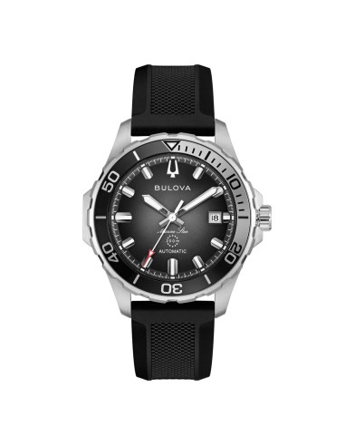 reloj automático buceo hombre Bulova Marine Star 98B465 41mm 200m WR correa de silicona