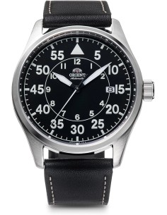 automático aviador Orient RN-AC0H03B JDM 42.4mm 100m WR F6722 correa de cuero