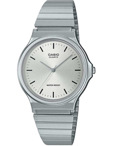 reloj hombre Casio MQ24-7E correa acero clásico cierre ajustable